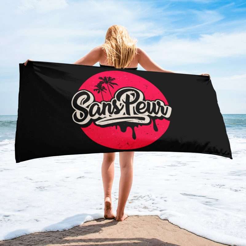 sublimated towel white 30x60 beach 60152d4992d63