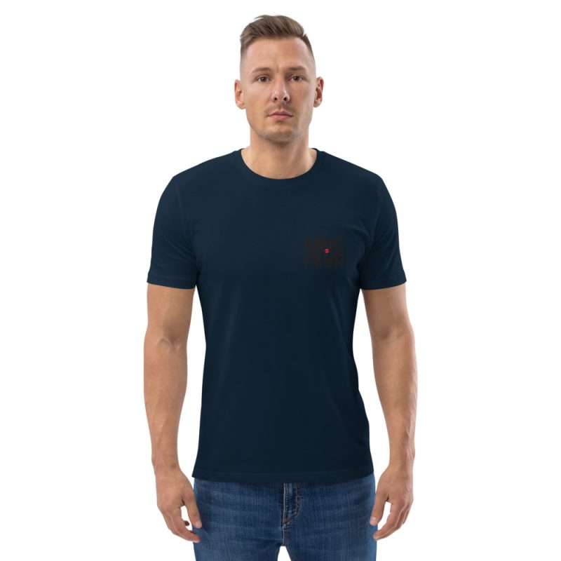 unisex organic cotton t shirt french navy 5ff1b8fec5713