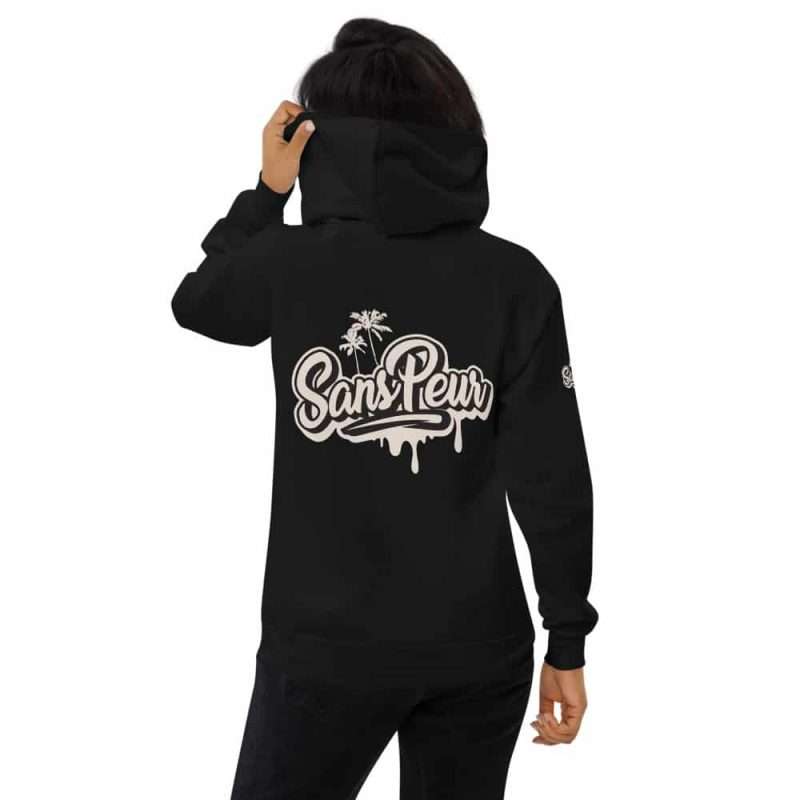 unisex fleece hoodie black back 2 6061c6d115e9c