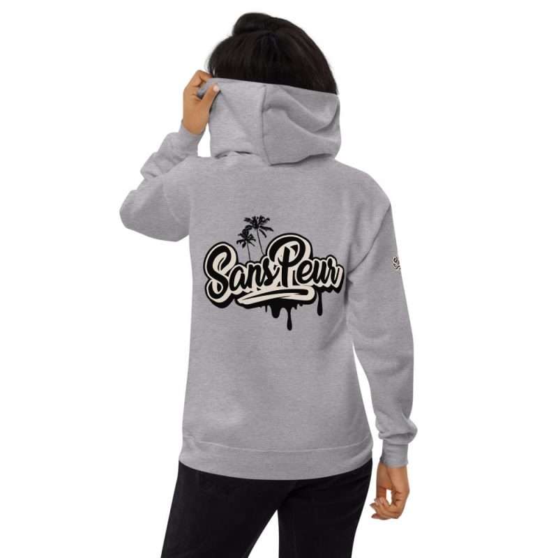 unisex fleece hoodie light steel back 2 6061c6774794a