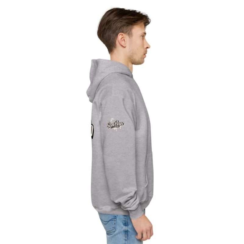 unisex fleece hoodie light steel right 6061c31ac2657