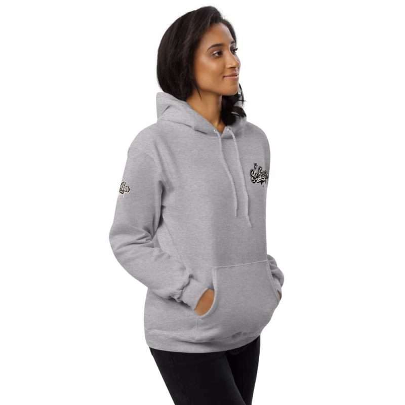 unisex fleece hoodie light steel right front 6061c67747abd