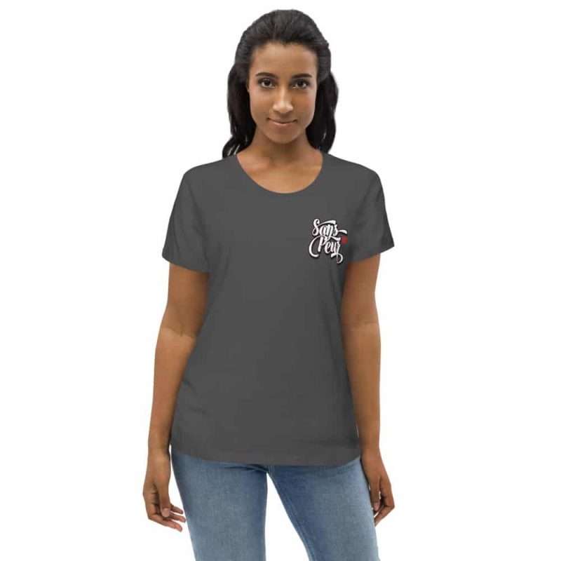 womens fitted eco tee anthracite front 2 6051f99bcfaaf