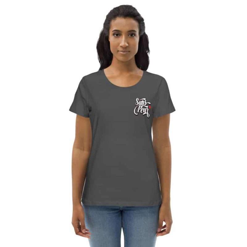 womens fitted eco tee anthracite front 6051f99bcf915