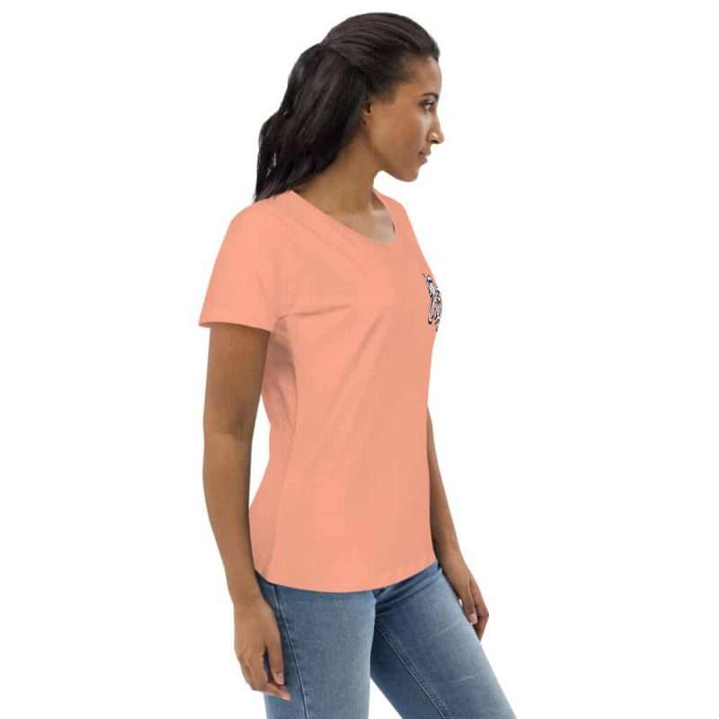 womens fitted eco tee rose clay right front 6051f99bd05c0