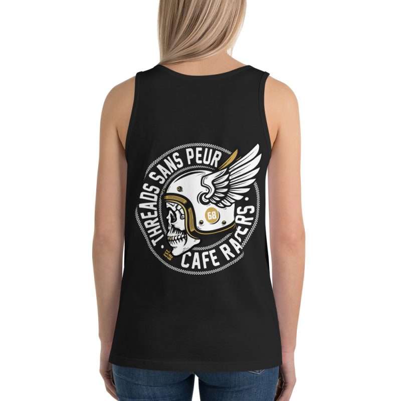 unisex premium tank top black back 60c8960c1f8b5