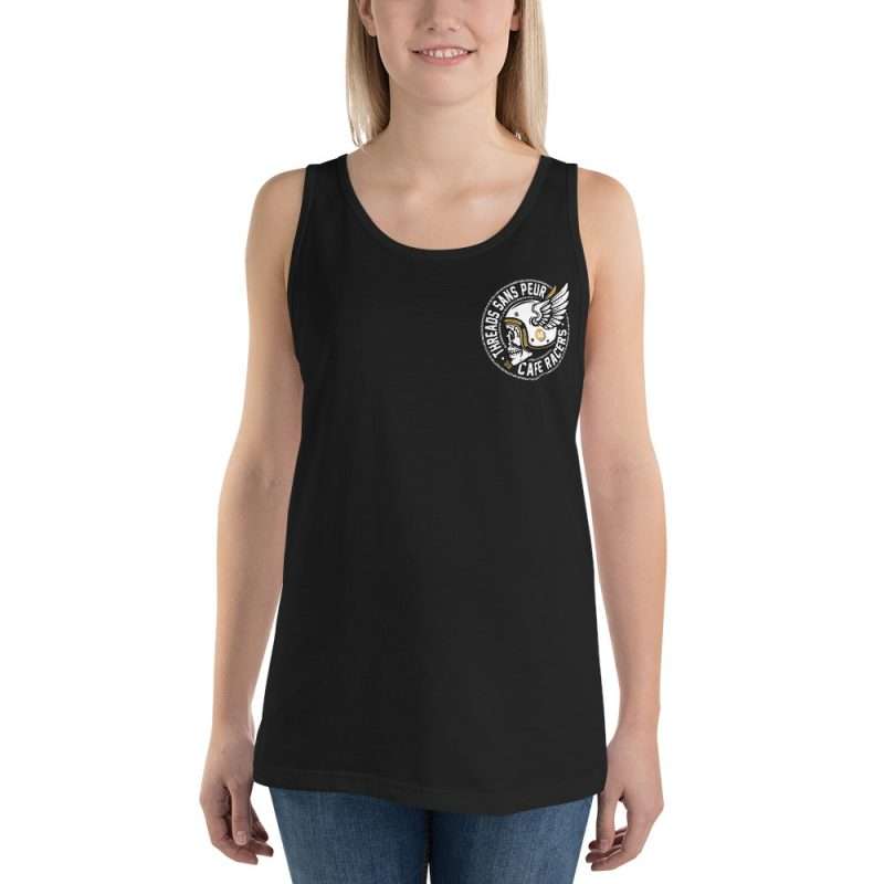 unisex premium tank top black front 60c8960c1f7bf