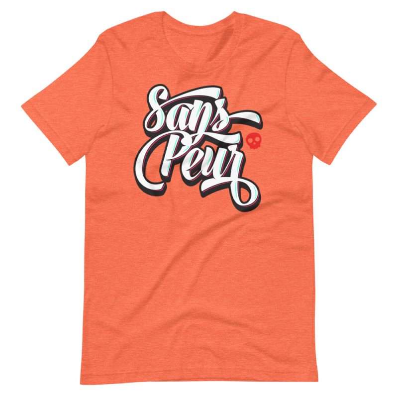 unisex staple t shirt heather orange front 6194b6dacfd22