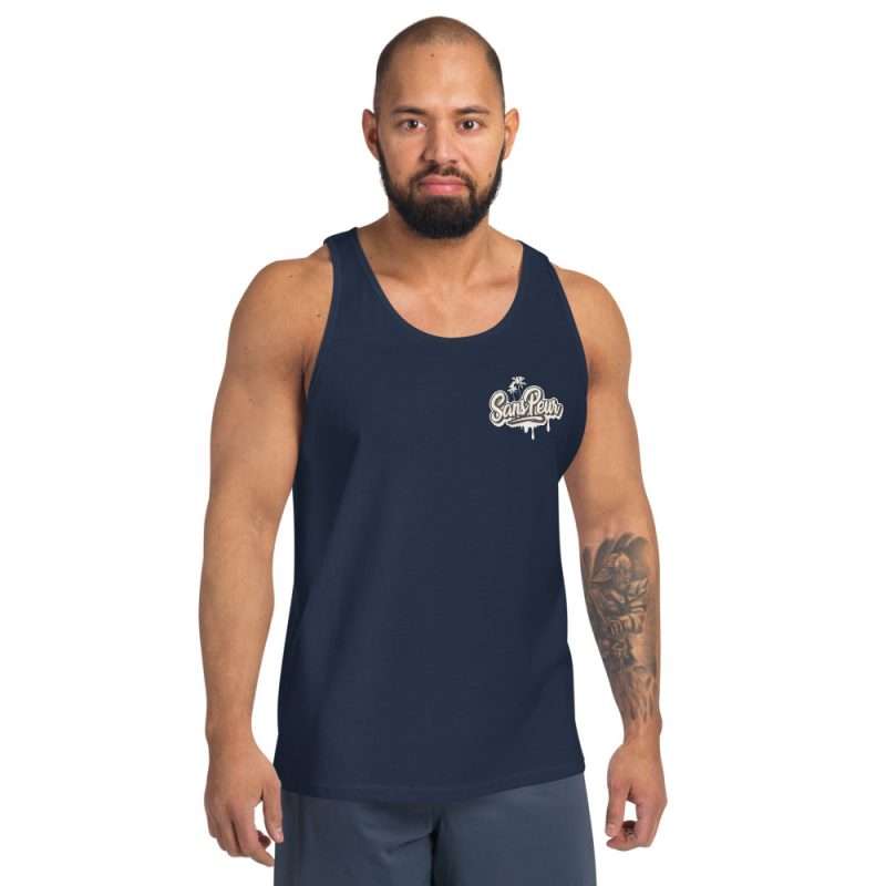 mens staple tank top navy front 61b2e85a509d0