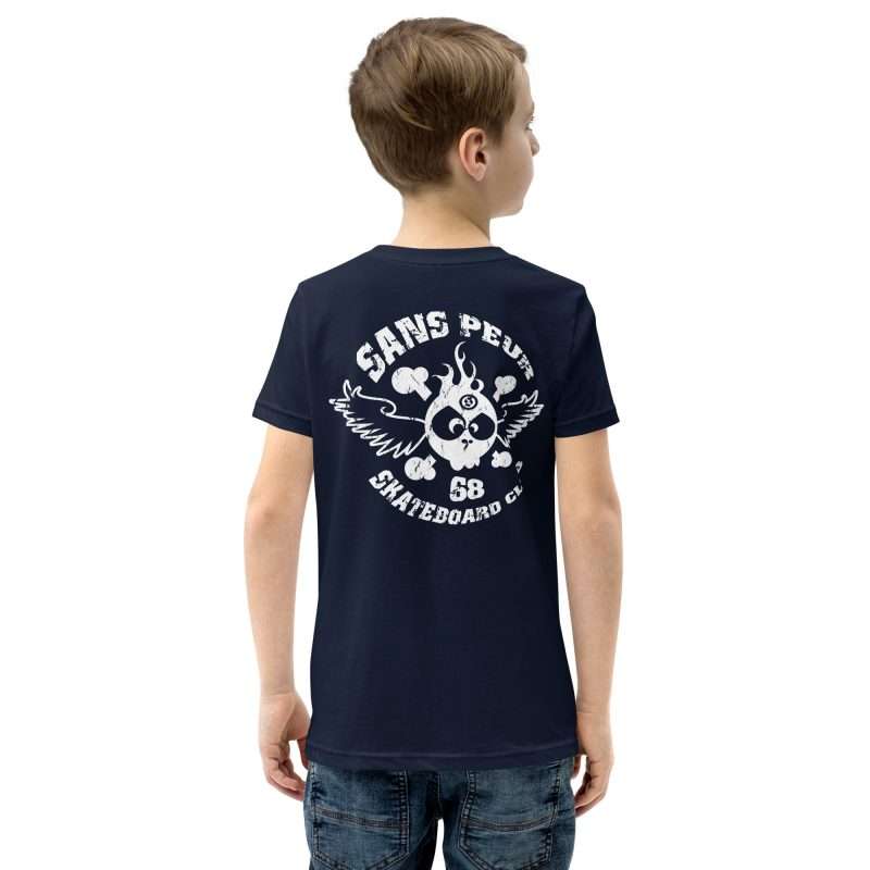 youth staple tee navy back 62975eaf7aae2