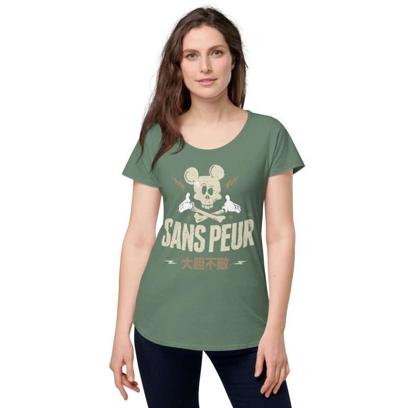 womens round neck tee sage front 2 62ceb73072b8a