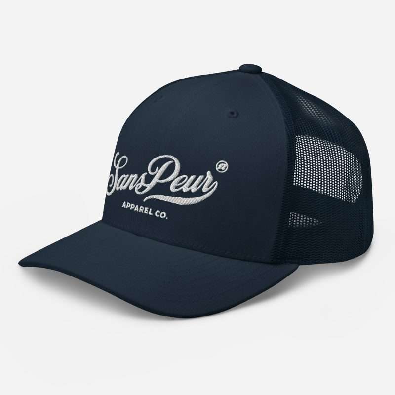 retro trucker hat navy left front 63312388abf2c 1