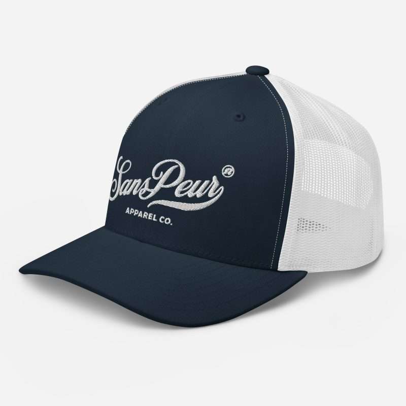 retro trucker hat navy white left front 63312388ac0a9 1