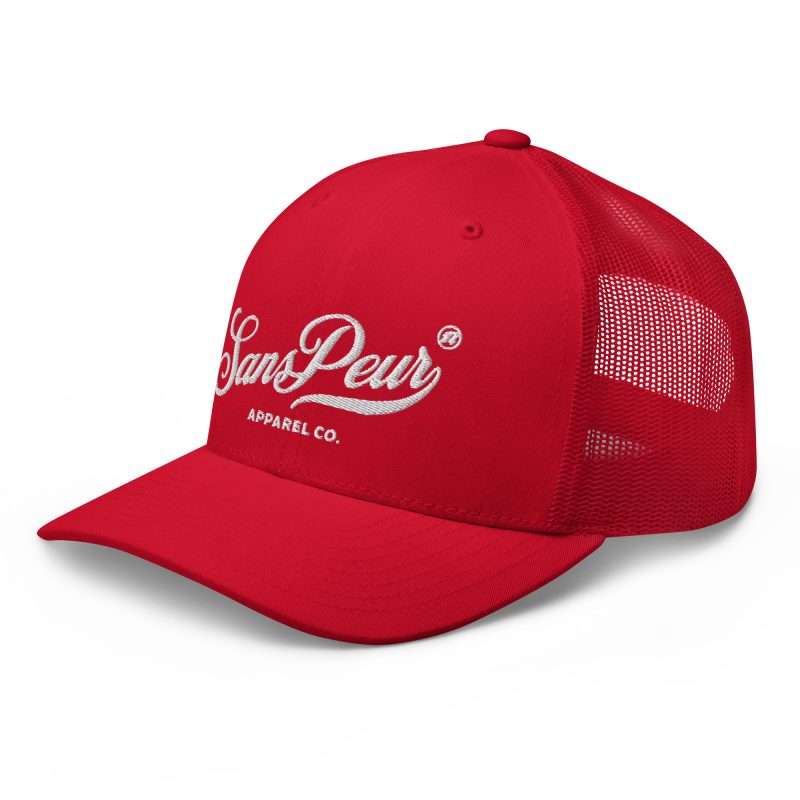 retro trucker hat red left front 63312388ac2e5 1