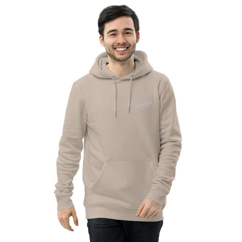 unisex essential eco hoodie desert dust front 2 6348ac7901c31