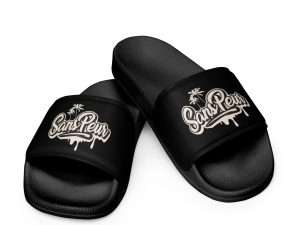 womens slides black front 637d6d91d0a39