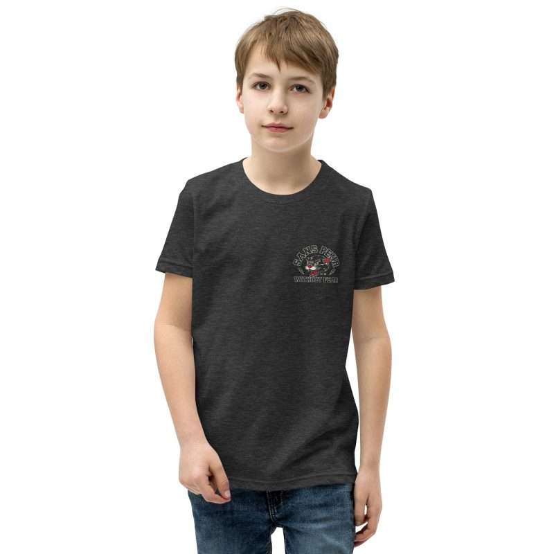 youth staple tee dark grey heather front 637f723b529d6